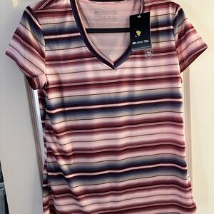 Ariat Women's Multicolor Striped V-Neck Tee ARIAT T